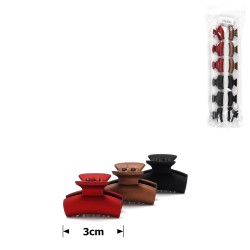 Набор заколок-крабов (21-26854) матовых