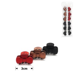 Набор заколок-крабов (51-26856) матовых