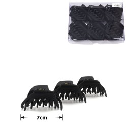Набір заколок-крабів (14-26865) матових чорних