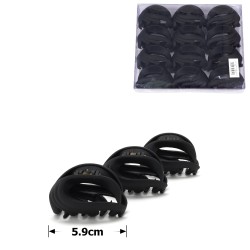 Набір заколок-крабів (33-26867) матових чорних