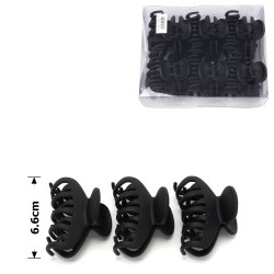 Набір заколок-крабів (110-26869) з подвійними зубами матові