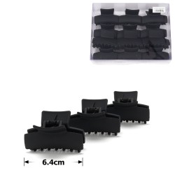 Набір заколок-крабів (23-26871) матових чорних