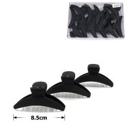 Набір заколок-крабів (43-26880) матових чорних