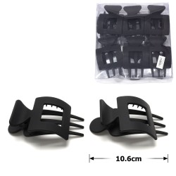Набір бокових крабів для волосся (28478) чорний