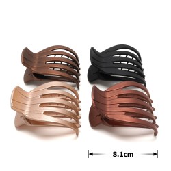 Набір бокових крабів для волосся (28481) коричневий