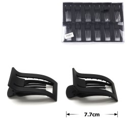 Набор боковых зажимом для волос (28484) черный