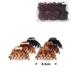 Набір заколок-крабів (16-29267) тигровий
