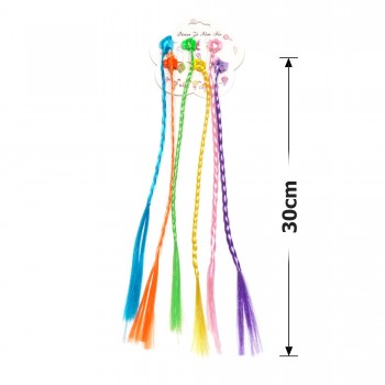 Набір заколок-прядок для волосся кольорові (31400)