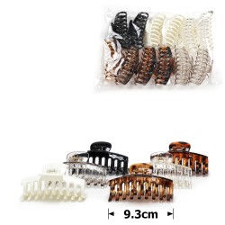  Набір заколок-крабів (101-31639) різнокольоровий