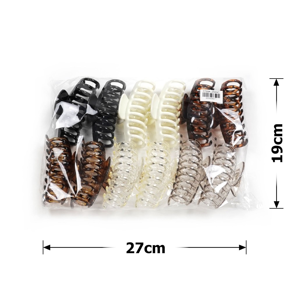 Набір заколок-крабів (101-31639) різнокольоровий 4