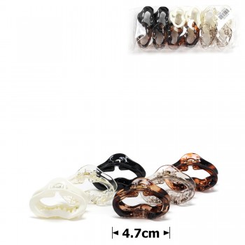 Набір заколок-крабів (106-31643) різнокольоровий