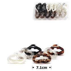  Набір заколок-крабів (108-31645) різнокольоровий