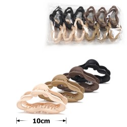  Набір заколок-крабів (110-31646) матовий коричневий