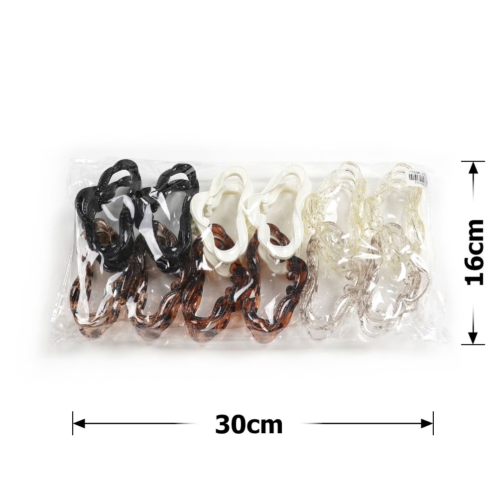 Набір заколок-крабів (110-31647) різнокольоровий 4