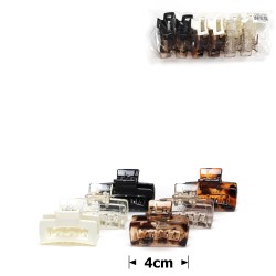  Набір заколок-крабів (113-31649) різнокольоровий