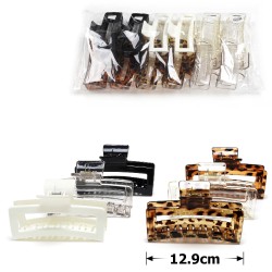  Набор заколок-крабов (119-31655) разноцветный