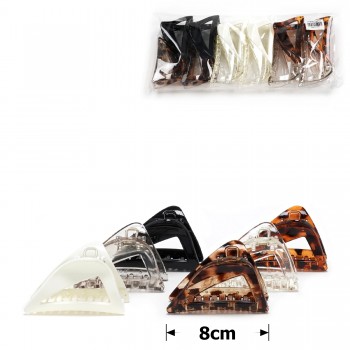 Набір заколок-крабів (124-31661) різнокольоровий