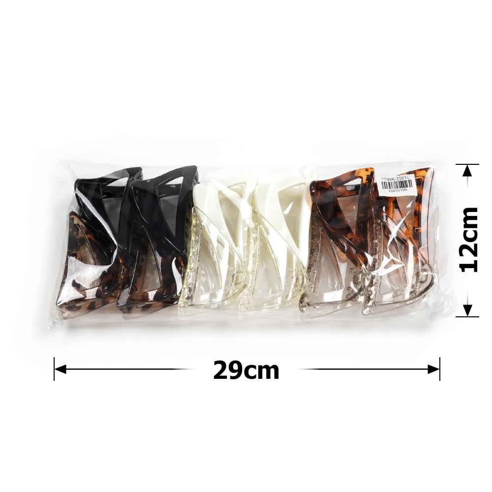 Набор заколок-крабов (124-31661) разноцветный 4