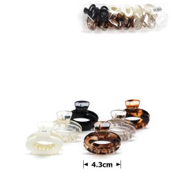  Набір заколок-крабів (127-31664) різнокольоровий