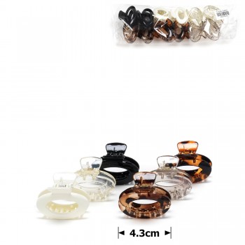 Набір заколок-крабів (127-31664) різнокольоровий