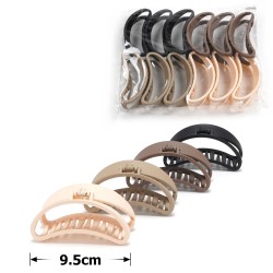  Набір заколок-крабів (130-31665) матовий коричневий