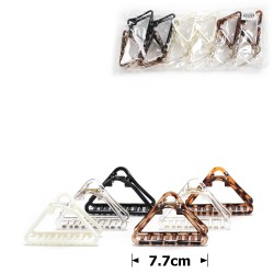  Набір заколок-крабів (133-31669) різнокольоровий