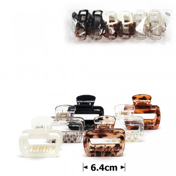 Набір заколок-крабів (138-31675) різнокольоровий