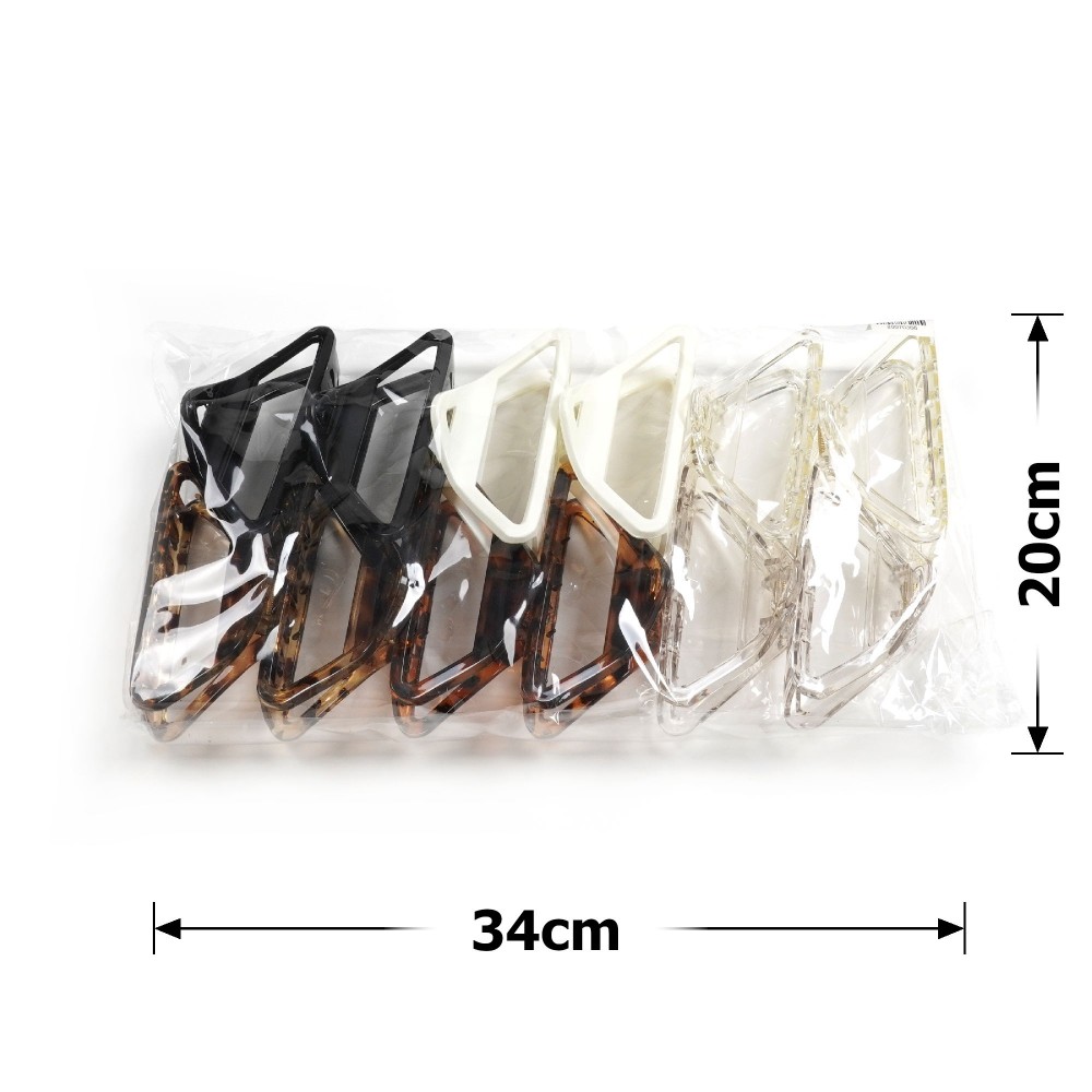 Набір заколок-крабів (141-31678) різнокольоровий 4