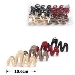  Набір заколок-крабів (147-31683) різнокольоровий