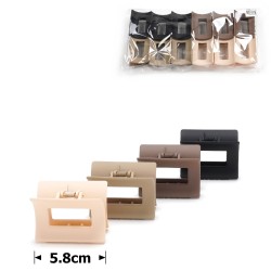  Набір заколок-крабів (150-31685) матовий коричневий