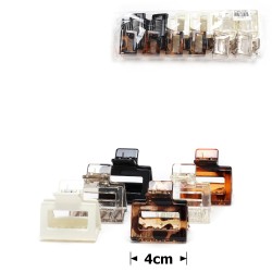  Набір заколок-крабів (153-31689) різнокольоровий