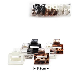  Набір заколок-крабів (155-31692) різнокольоровий