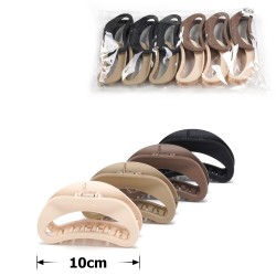  Набор заколок-крабов (160-31696) матовый коричневый