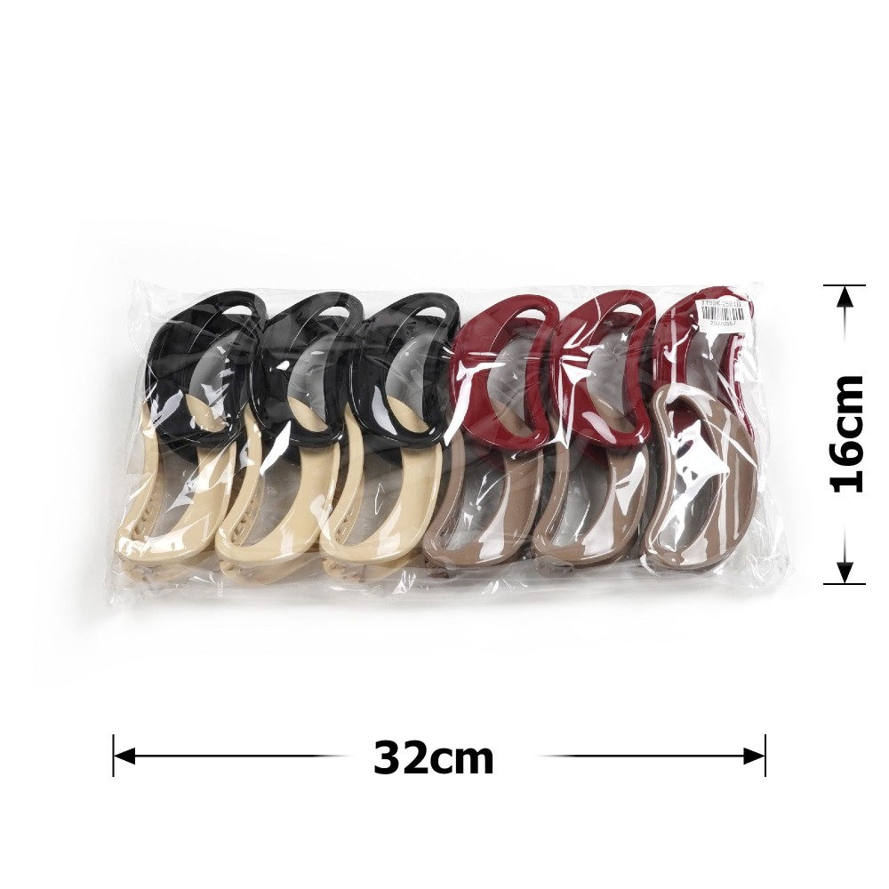 Набір заколок-крабів (160-31697) різнокольоровий 4