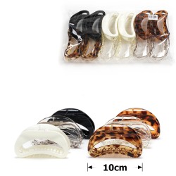  Набір заколок-крабів (160-31698) різнокольоровий