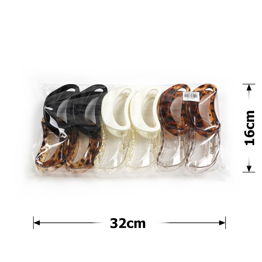 Набір заколок-крабів (160-31698) різнокольоровий 4