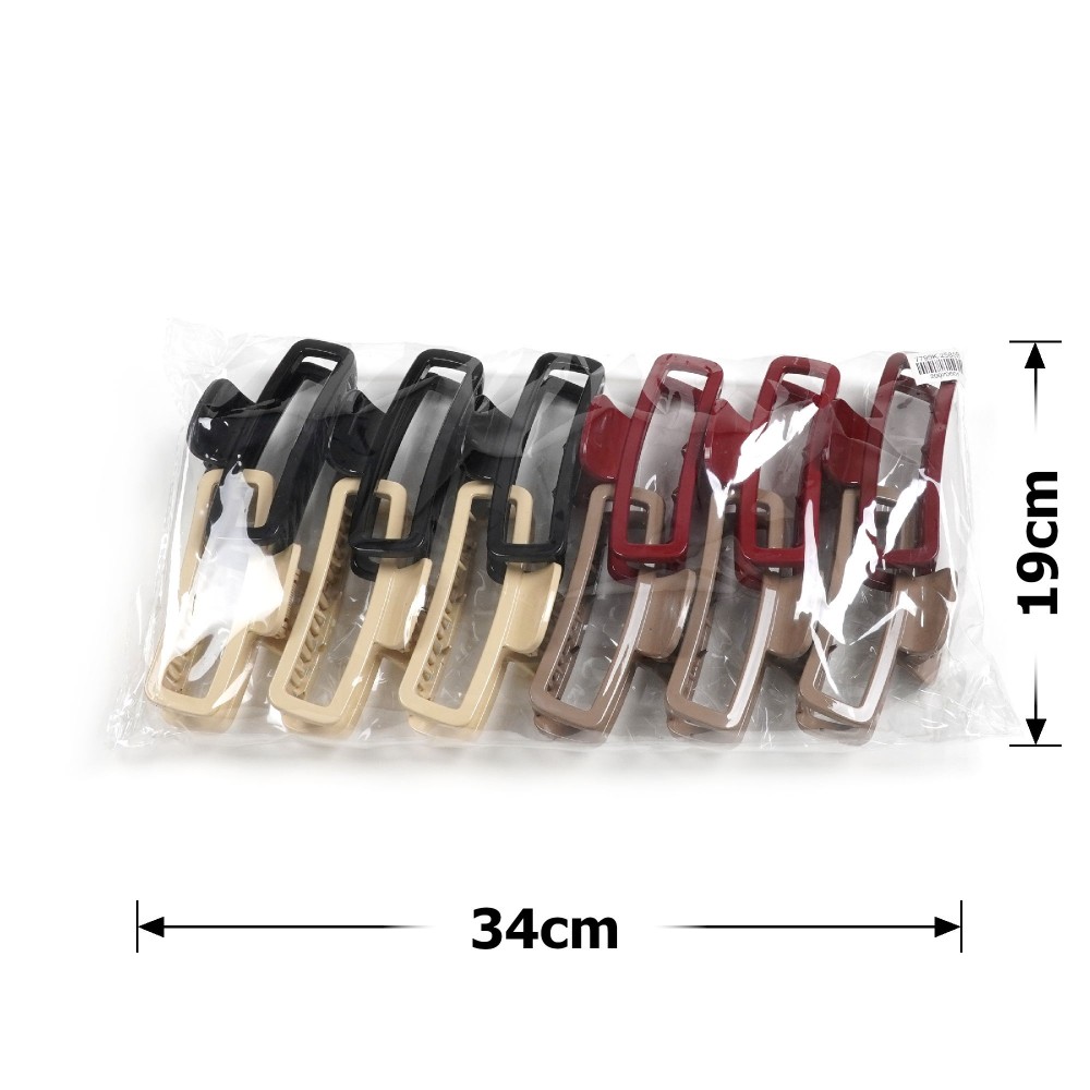 Набір заколок-крабів (166-31702) різнокольоровий 4