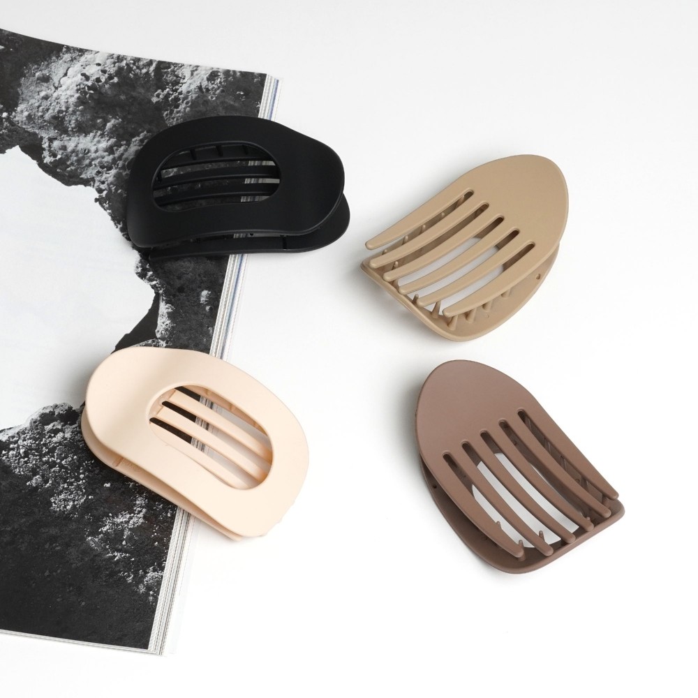 Набір бокових крабів для волосся (31707) коричневий 2