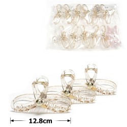 Набір шпильок-крабів для волосся 12.8см (31825)