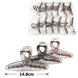 Набір шпильок-крабів для волосся 14.8см (31826)