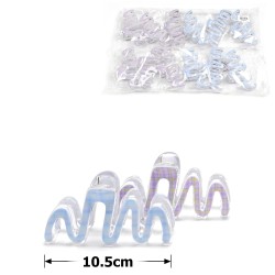 Набір шпильок-крабів для волосся 10.5см (31831)