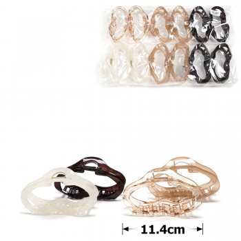 Набір шпильок-крабів для волосся 11.4см (31834)