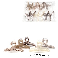 Набір шпильок-крабів для волосся 12.5см (31836)