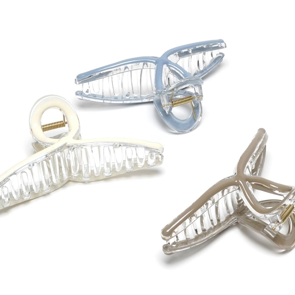 Набір шпильок-крабів для волосся 12.4см (31839) 2