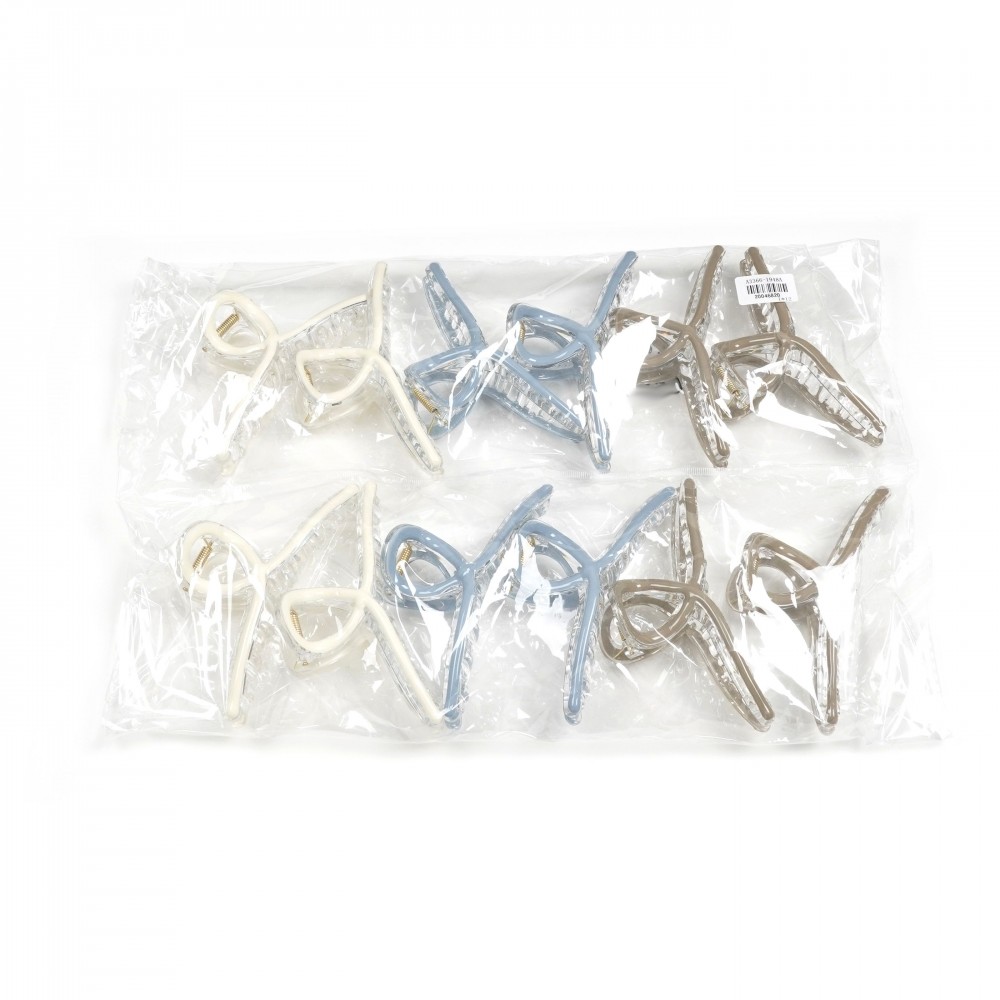 Набір шпильок-крабів для волосся 12.4см (31839) 3