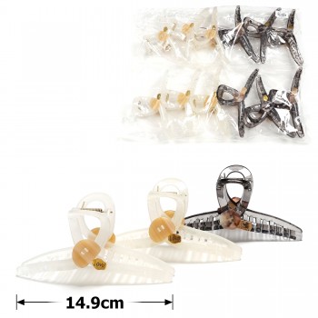 Набір шпильок-крабів для волосся 14.9см (31841)