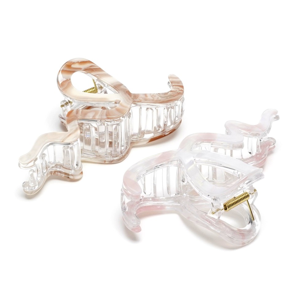 Набор заколок-крабов для волос 12.9см (31843) 2