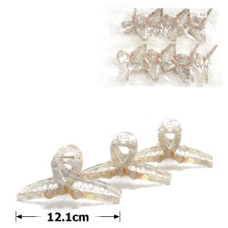 Набір шпильок-крабів для волосся 12.1см (31848)