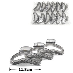 Набір шпильок-крабів для волосся 11.8см (31849)