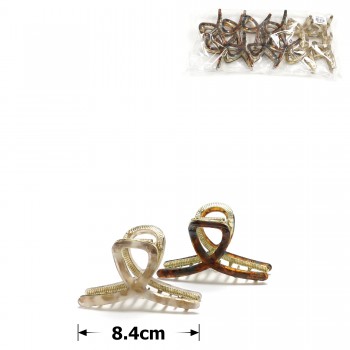 Набір шпильок-крабів для волосся 8.4см (31867)